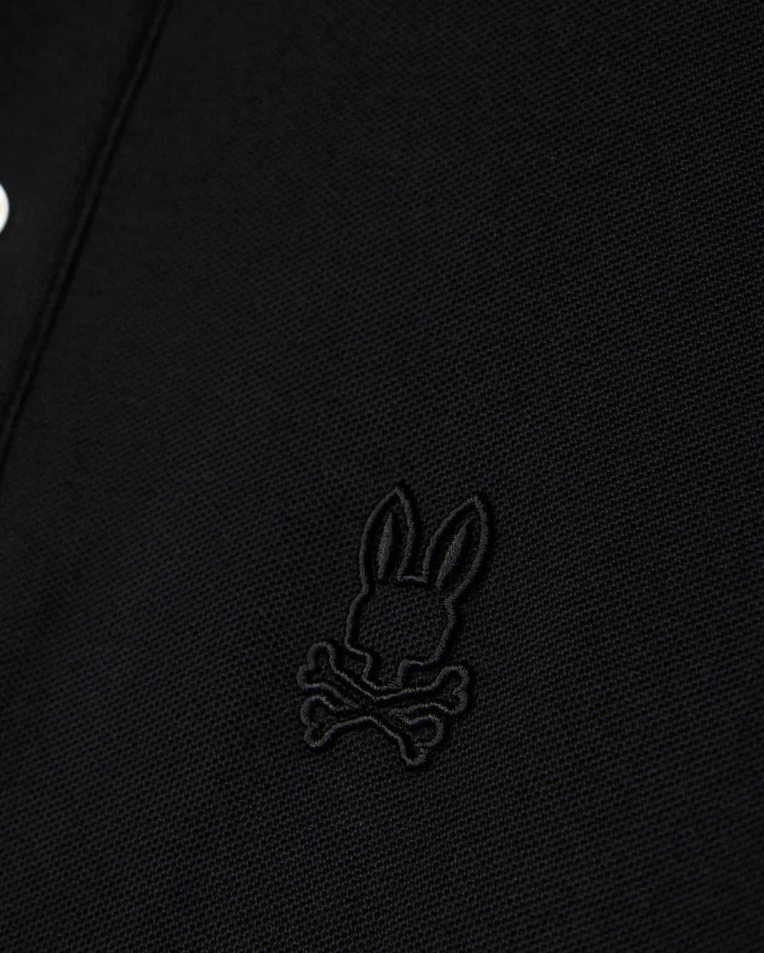 Polos Psycho Bunny Windcrest Pique Polo Shirt Noir Homme | KDO-89134872